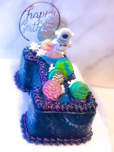 1st Birthday Space Theme Cake