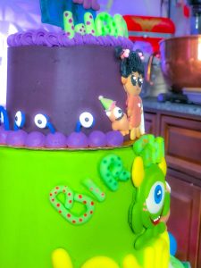 Monsters Inc Inspired 3-tier Cake