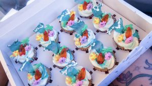 Surf Theme Cupcakes